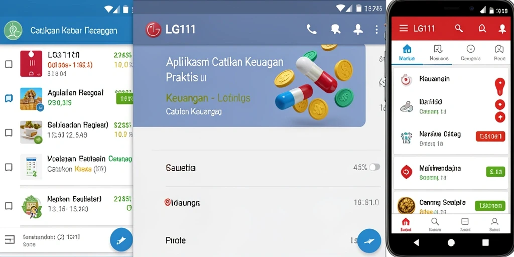 Tampilan antarmuka LG111 yang rapi dan intuitif.