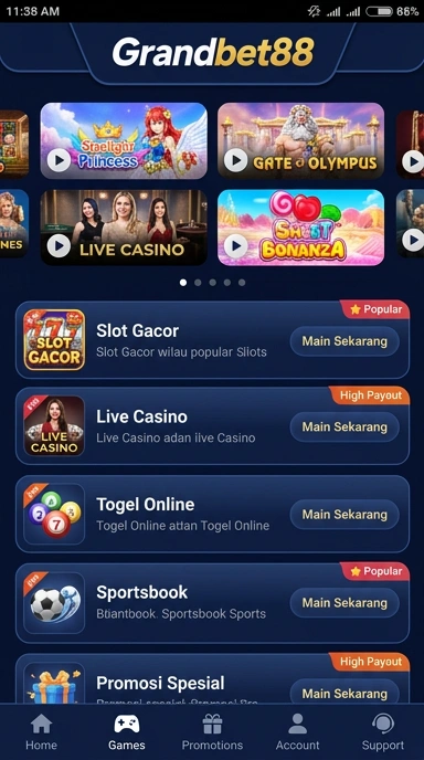 Aplikasi Populer & Kanal Uji di grandbet88 — Pusat Akses Terbaik